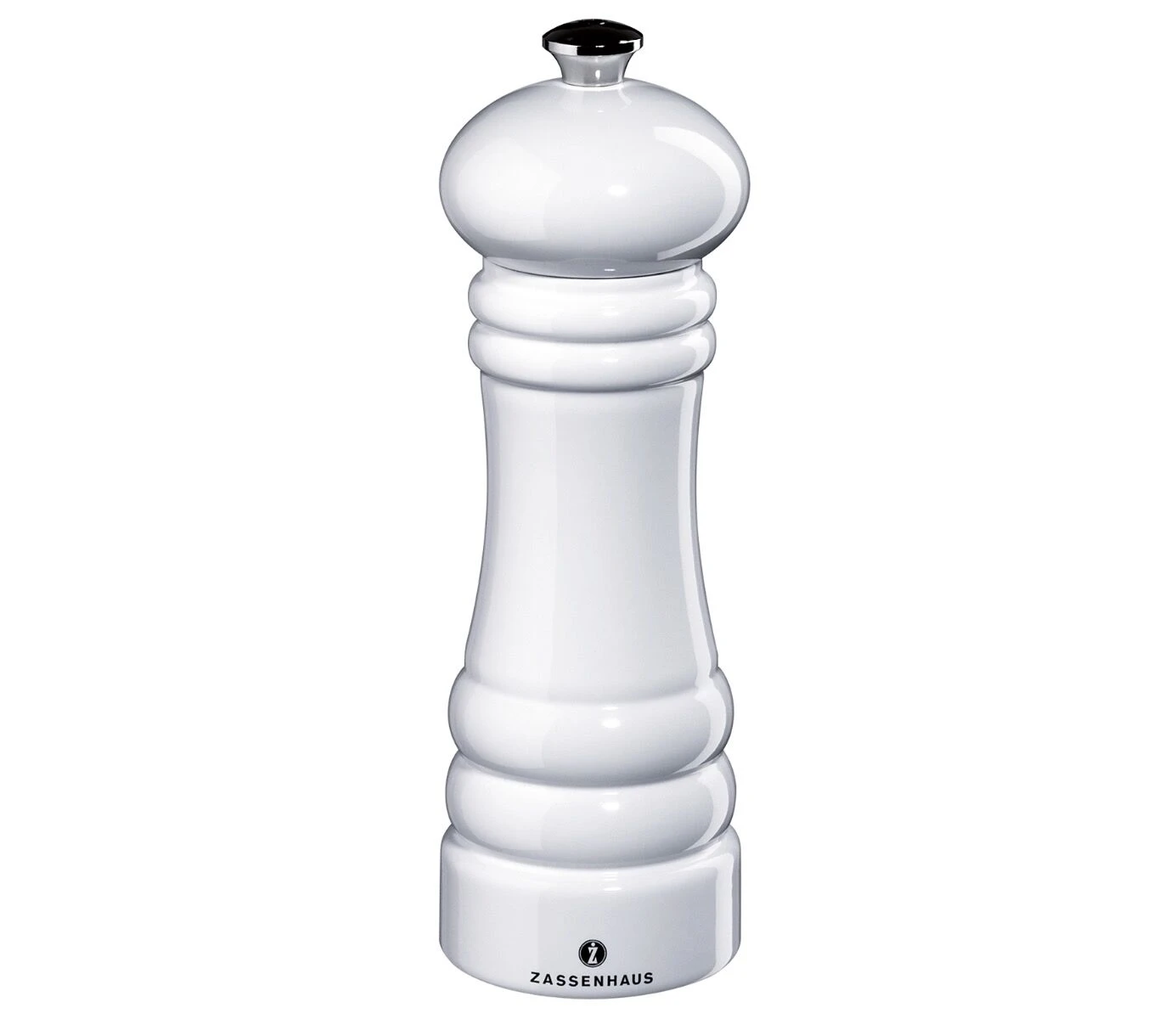 Zassenhaus Berlin Zoutmolen 18 Cm Hout Glanzend Wit