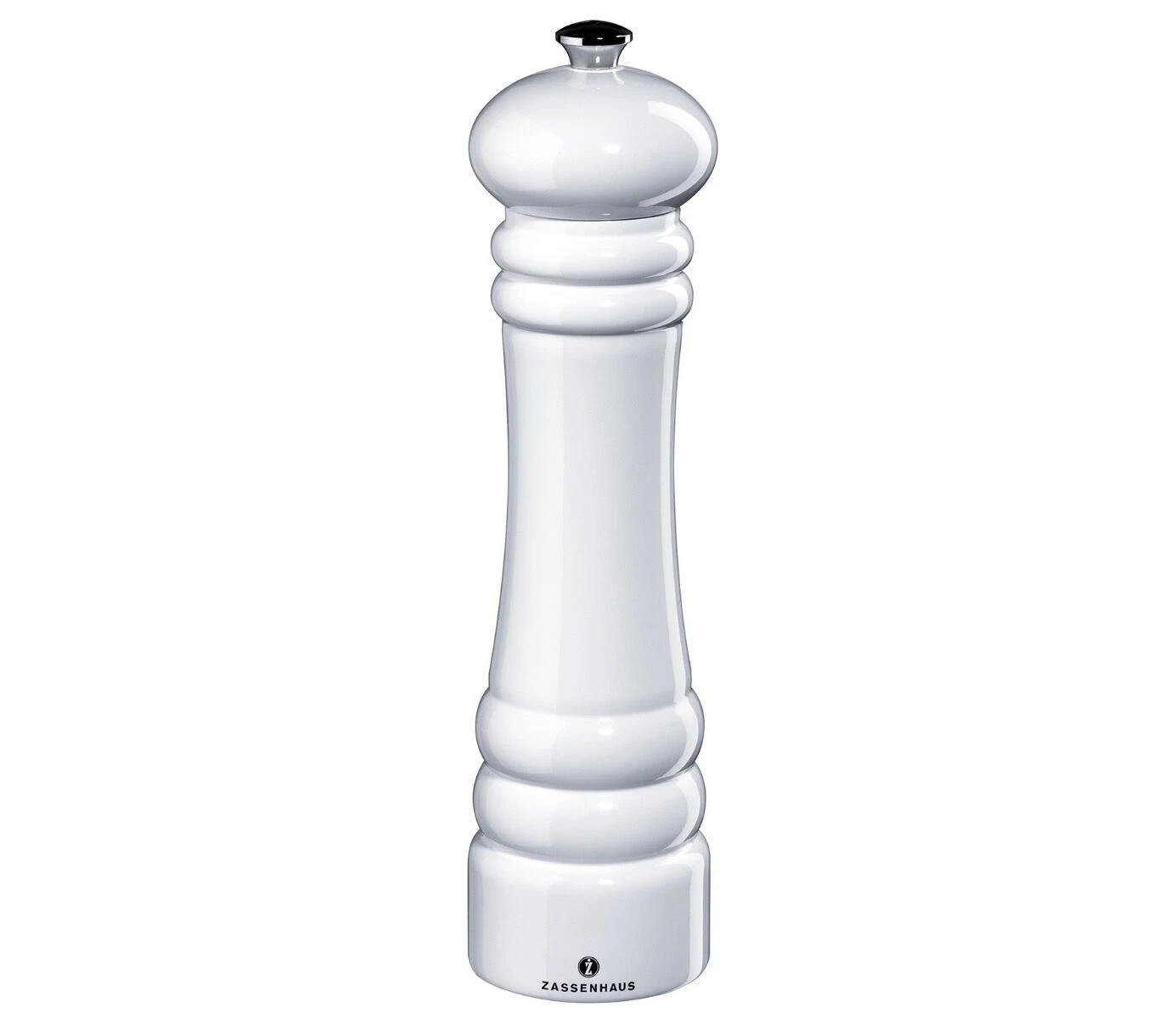 Zassenhaus Berlin Pepermolen 24 Cm Hout Glanzend Wit