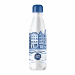 IZY Bottles X Heinen Delfts Blauw Drinkfles 500 Ml Plateel Rvs