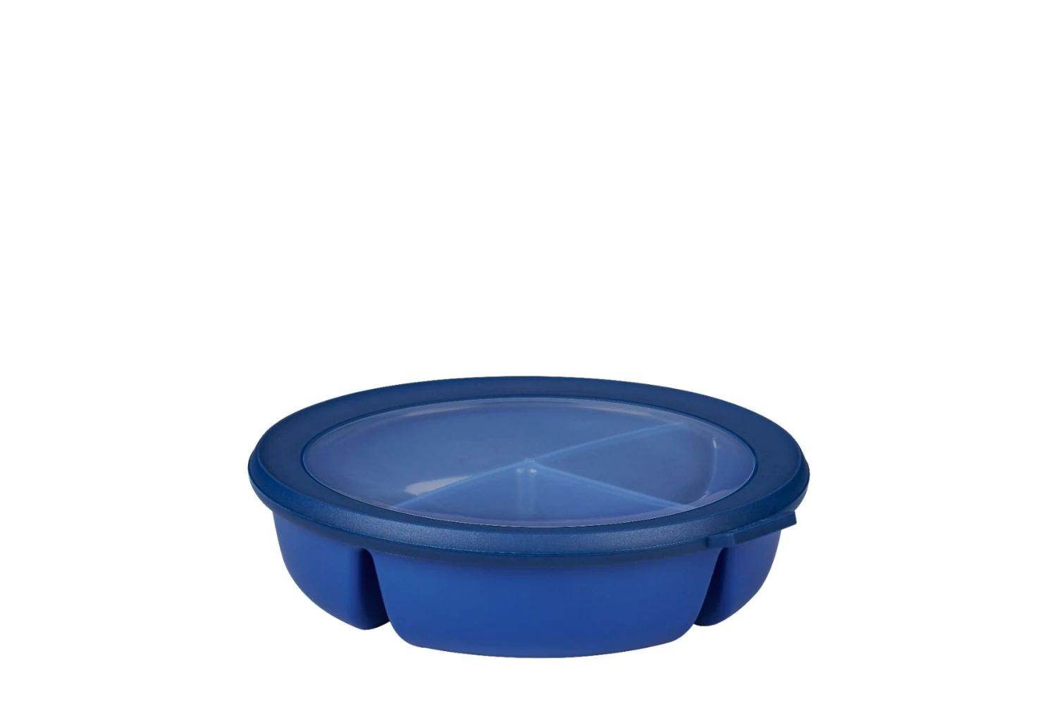 Mepal Cirqula Bento Bowl 3-vaks Kunststof Vivid Blue