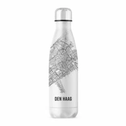 IZY Bottles Drinkfles 500 Ml Map Of Den Haag Rvs