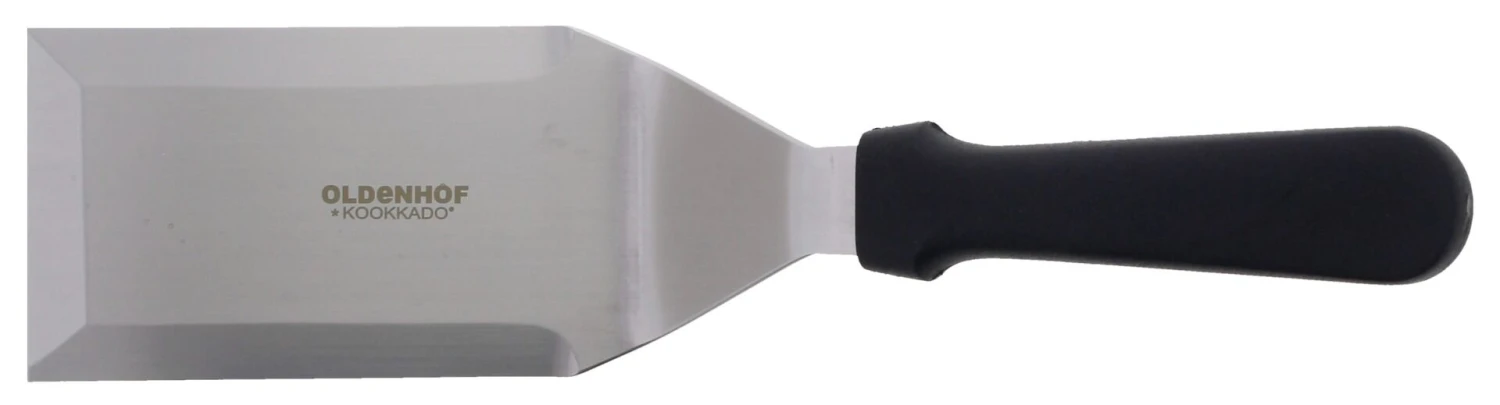 Oldenhof Gebogen Vleesspatel 12,5 Cm Rvs