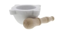 Marmotecnica Vijzel Met Houten Stamper ø 16 Cm Marmer