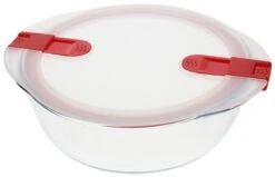 Pyrex Cook & Heat Ronde Ovenschaal Met Deksel 2.3 L Glas