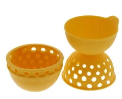 OXO Good Grips Eipocheerder 10 Cm Hoog ø 9 Cm Siliconen Geel - 2 Stuks