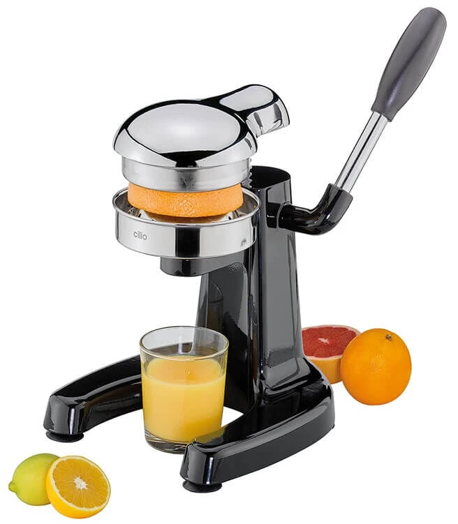 Cilio Positano Profi Citruspers 25 Cm Rvs Zwart - Afbeelding 4