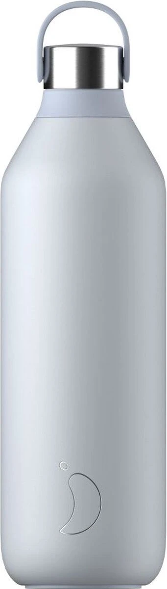 Chilly's Bottle Waterfles 1000 Ml Rvs Frost Blue