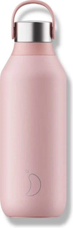 Chilly's Bottle Waterfles 500 Ml Rvs Blush Pink