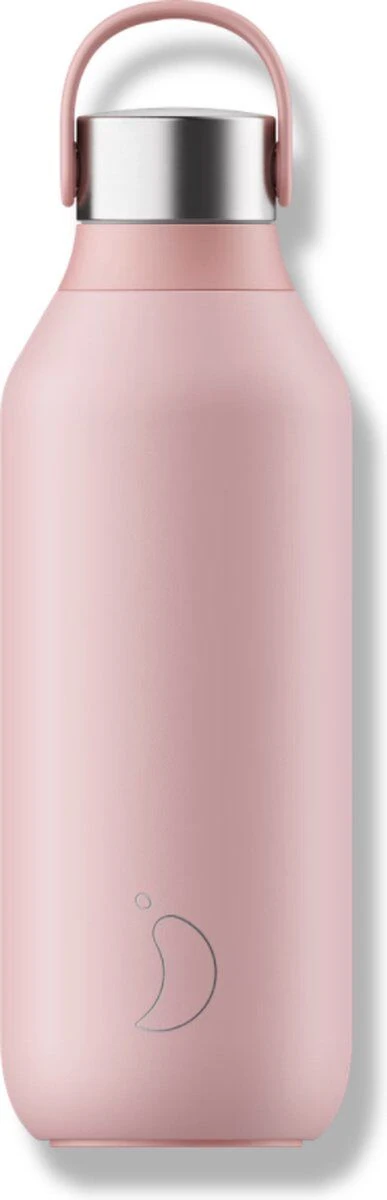 Chilly's Bottle Waterfles 500 Ml Rvs Blush Pink