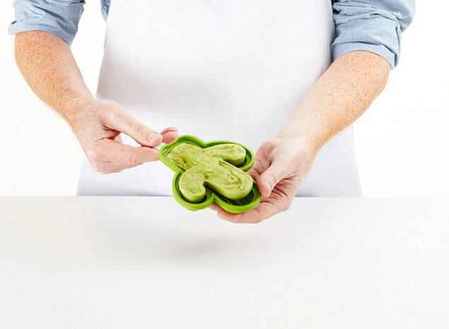 Lekue Lékué Fun & Sun Ijsvorm Cactus Silicone Groen 4 Stuks - Afbeelding 6