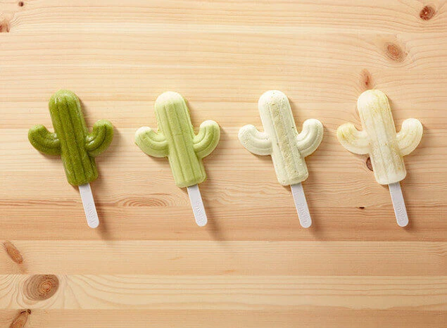 Lekue Lékué Fun & Sun Ijsvorm Cactus Silicone Groen 4 Stuks - Afbeelding 7