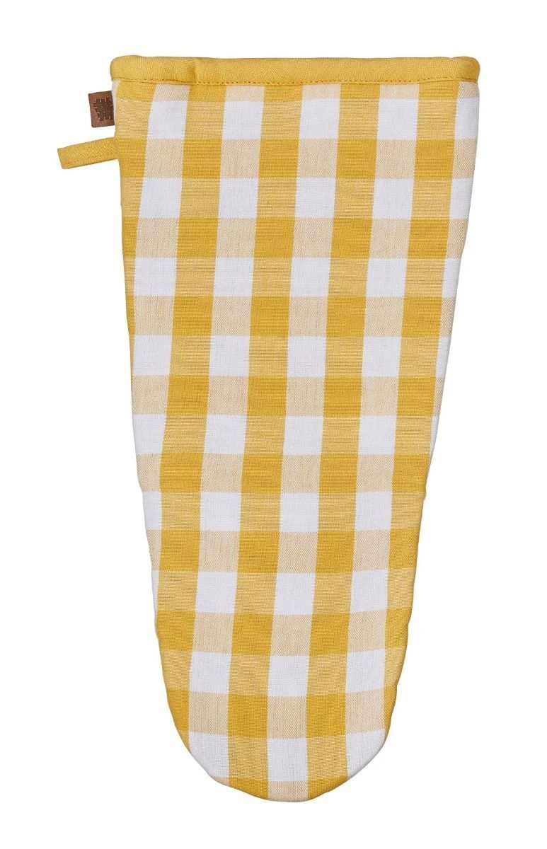 Ulster Weavers Gingham Yellow Ovenwant Katoen Geel - Afbeelding 2