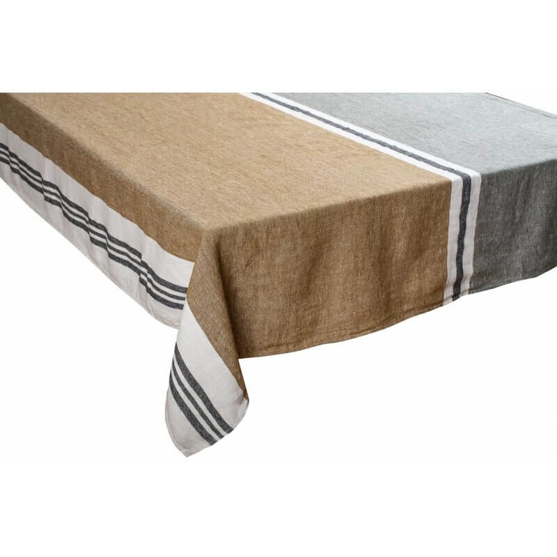 Haomy Trevise Tafelkleed 170 X 170 Cm Linnen Kaki