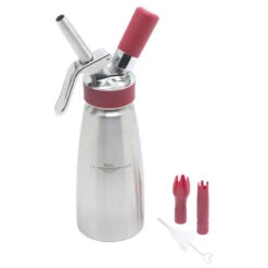 ISi Gourmet Whip Sifon 500 Ml Rvs Rood