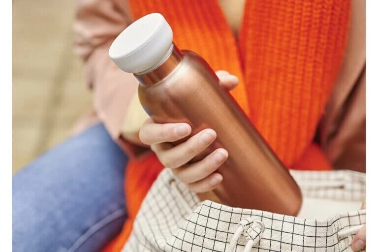 Mepal Ellipse Isoleerfles 500 Ml Rvs Rose Gold - Afbeelding 2