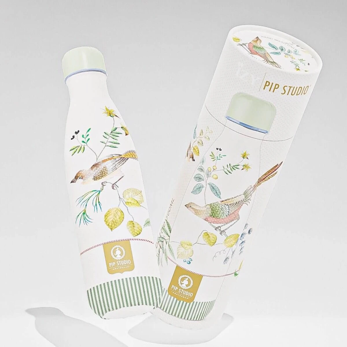 IZY Bottles X Pip Studio Drinkfles 500 Ml Little Birds Rvs - Afbeelding 3