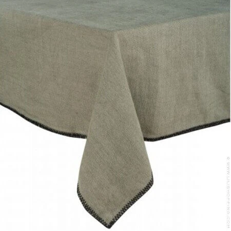 Haomy Letia Tafelkleed 170 X 300 Cm Linnen Kaki