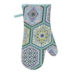 Ulster Weavers Lisbon Tiles Ovenwant Katoen Groen