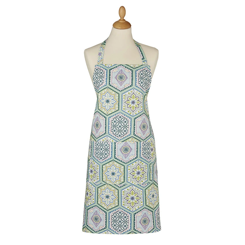 Ulster Weavers Lisbon Tiles Schort Katoen Groen