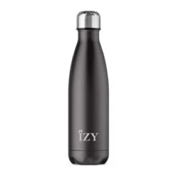 IZY Bottles Drinkfles 500 Ml Matt Black Rvs