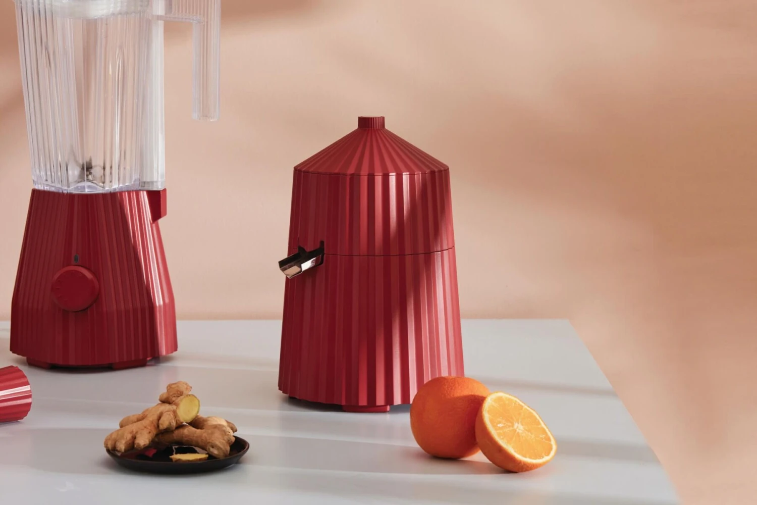 Alessi Plissé Elektrische Citruspers Kunststof Wit - Afbeelding 3