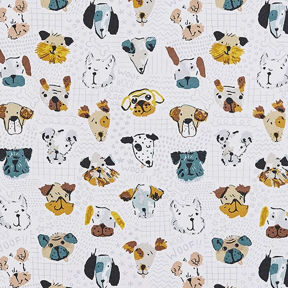 Ulster Weavers Mutley Crew Lange Pannenlap Katoen Blauw - Afbeelding 2