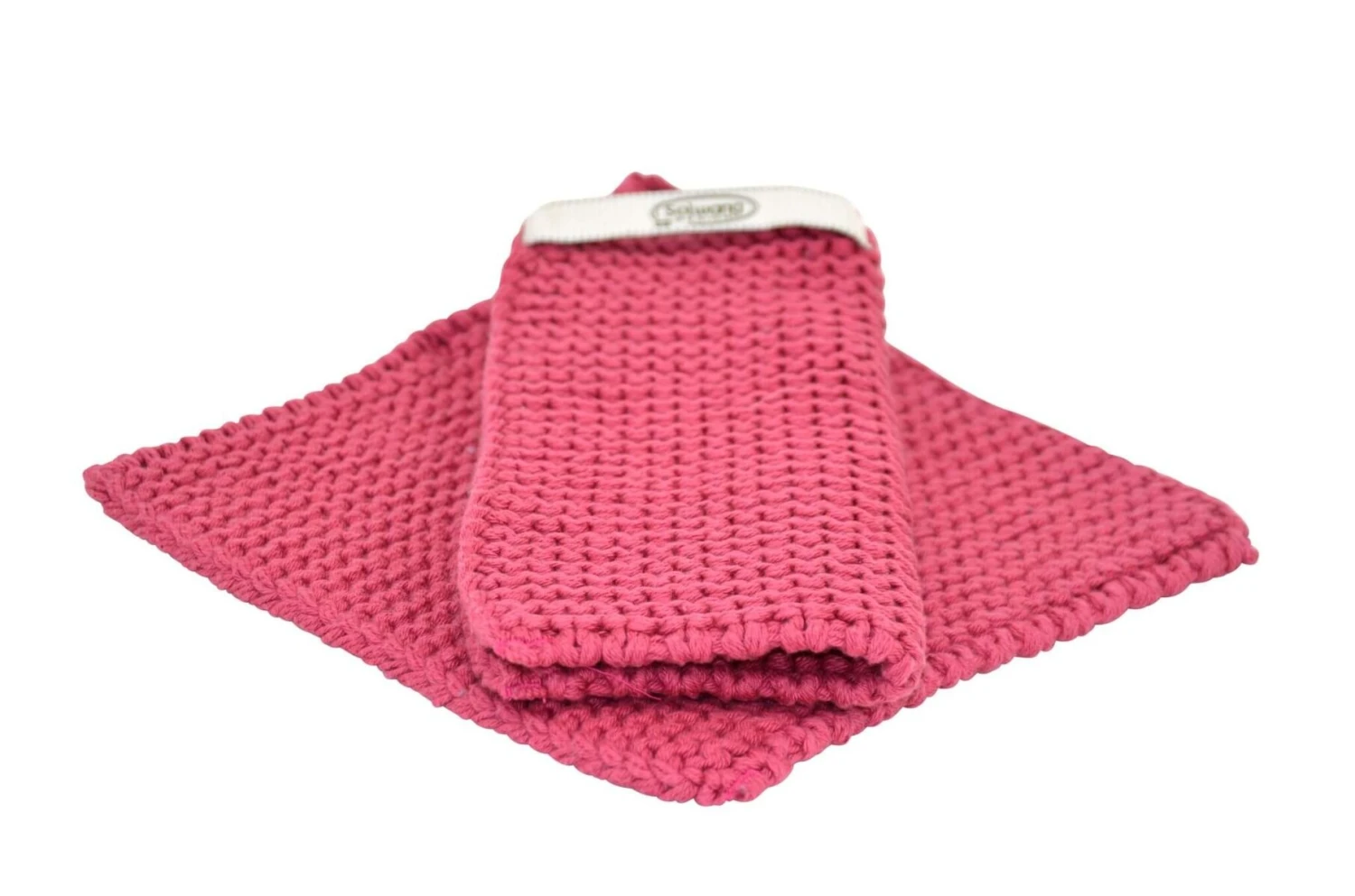 Solwang Design Pannenlap 22 X 22 Cm Katoen Dark Antique Rose 2 Stuks