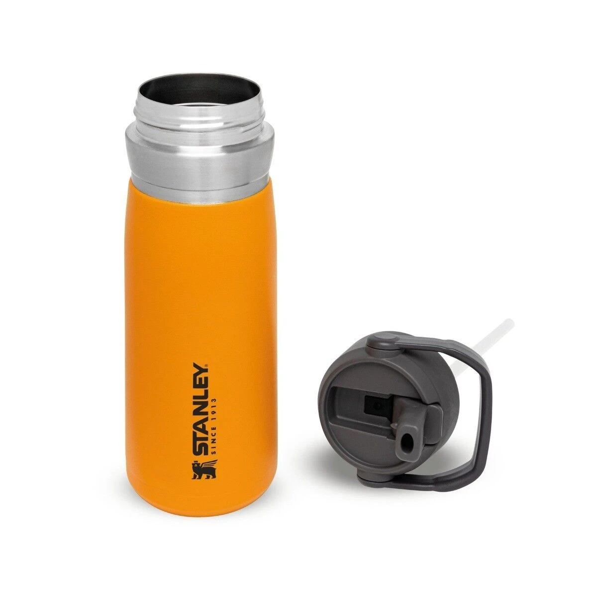 Stanley The IceFlow Flip Straw Water Bottle 650 Ml Saffron - Afbeelding 3