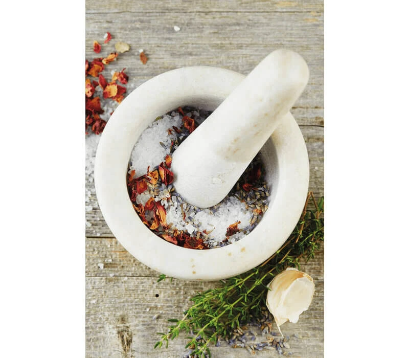 Point Virgule Vijzel ø 12 Cm Marmer Wit - Afbeelding 2