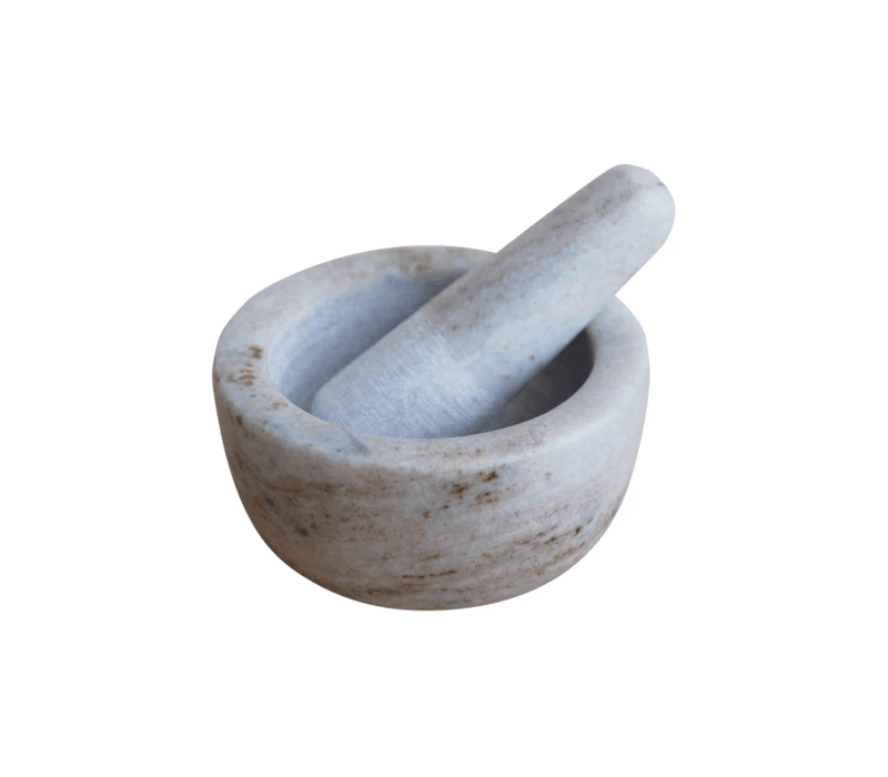 Point Virgule Vijzel ø 12 Cm Marmer Wit